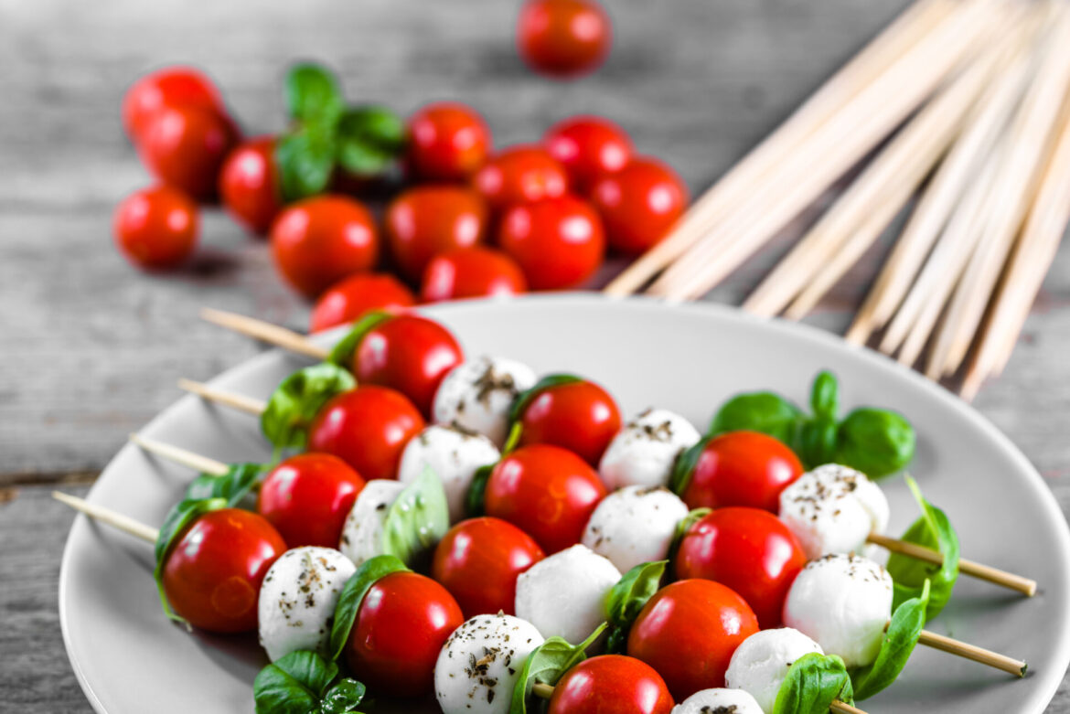 How To Make Caprese Skewers