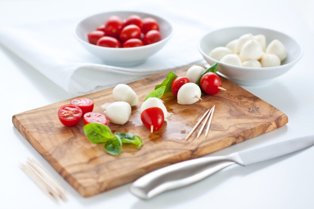 How To Make Caprese Skewers