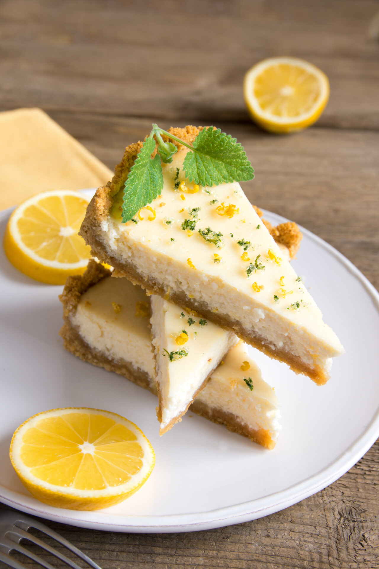 Lemon cheesecake is the perfect dessert for any occasion. It's light and fluffy, with a tart lemon flavor that will leave your taste buds wanting more