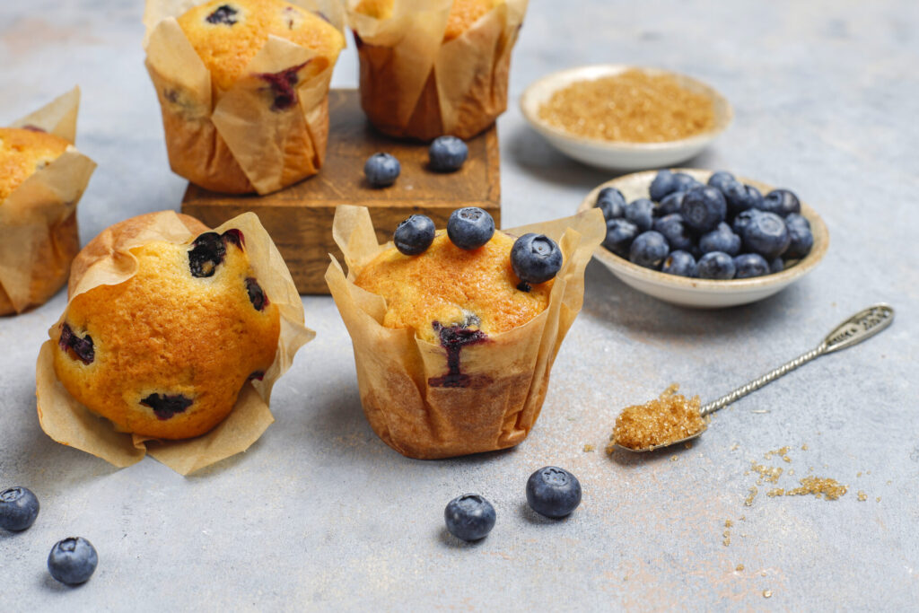 Keto Low Carb Blueberry muffins