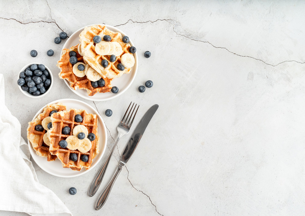 Vegan Protein Waffles (Healthy & Gluten-Free)